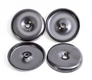 1964 Mercury Cyclone Seat Belt Anchor to Floor Pan Reinforcements (4pcs) - 62-66 Fairlane Falcon; 62-65 Galaxie; 65-69 F-Series w/ Bucket Seats