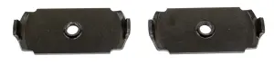 1968 Ford Mustang Seat Belt Anchor to Floor Pan Reinforcements (2pcs) - 67-70 Fairlane Falcon; 68-70 Torino Montego; 67-78 Galaxie LTD