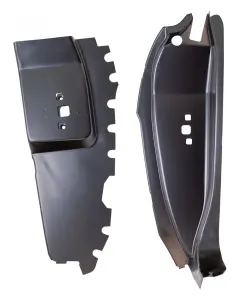1968 Ford Torino Door Jamb Lock Pillar w/ Reinforcement - RH - 68-69 Fairlane Torino 2DR &amp; Convertible