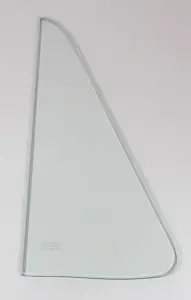 Vent Window Glass - Clear - LH or RH - 64-66 Chevy GMC Truck - Image 1 of 3