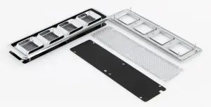 Hood Inserts - 4-Port for SS Super Sport - 2 Piece Set - 68-69 Camaro - Image 2 of 3