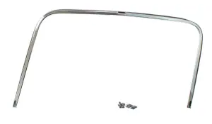 Door Glass Molding Trim Panel - Inner - Chrome - RH - 55-59 Chevy GMC Truck - Image 2 of 2