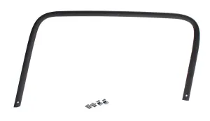 1958 GMC Suburban Door Glass Molding Trim Panel - Inner - Black - LH - 55-59 Chevy GMC Truck