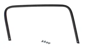 1958 GMC Suburban Door Glass Molding Trim Panel - Inner - Black - RH - 55-59 Chevy GMC Truck