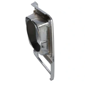 Headlamp Bezel - Round Headlamp - Chrome - Dark Gray Plastic - RH - 79-80 Chevy GMC Truck Blazer Jimmy Suburban - Image 5 of 6