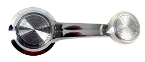 1967 Chevy Biscayne Door Window Crank - Clear Knob - Fits many 65-67 GM Models