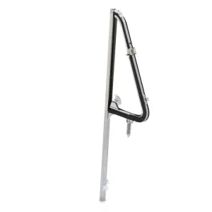 Vent Window Assembly Chrome - Clear Glass - RH - 64-66 Chevy GMC Truck - Image 4 of 4