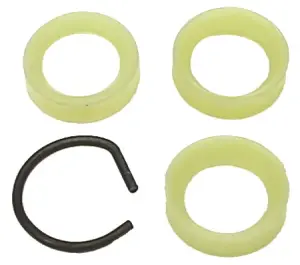 1972 Pontiac GTO Clutch Bellcrank Pivots - 4 Piece Set (Seats &amp; Clip) - 62-74 Chevy II Nova; 64-72 GM A Body; 67-81 Camaro Firebird
