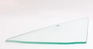 Vent Glass - Clear - LH - 66-67 Dodge Plymouth B-Body 2DR Hardtop, Convertible, 2/4DR Sedan & Wagon - Image 2 of 3
