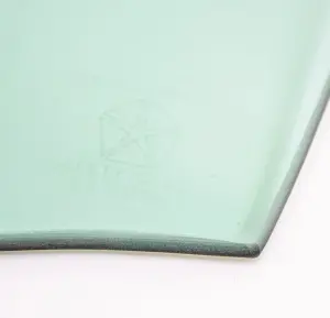 Vent Glass - Green Tint - LH - 66-67 Dodge Plymouth B-Body 2DR Hardtop, Convertible, 2/4DR Sedan & Wagon - Image 3 of 3