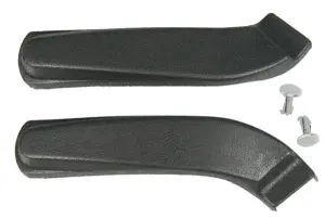 1972 Pontiac GTO Bucket Seat Hinge Arm Covers - LH/RH Pair - 67-70 Camaro Firebird; 67-72 Chevelle Malibu El GTO; 67-72 Chevy II Nova Ventura