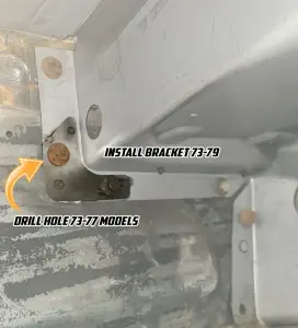 Inner Fender - LH - 74-79 F100 F150 4WD; 77-79 F250 4WD (Wide Frame); 79 F350 4WD; 78-79 Bronco - Image 4 of 5