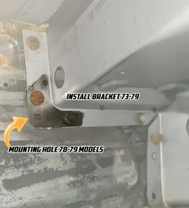 Inner Fender - LH - 74-79 F100 F150 4WD; 77-79 F250 4WD (Wide Frame); 79 F350 4WD; 78-79 Bronco - Image 5 of 5