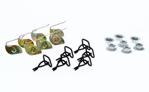 1964 Ford Galaxie Back Belt Molding Hardware Set - 64 Galaxie Fastback