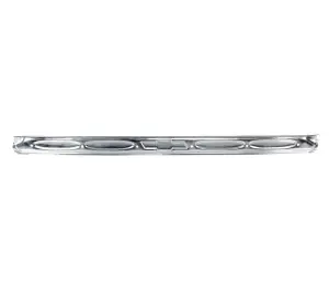 Door Sill Plate - Chrome - Bowtie - LH or RH - 60-66 Chevy GMC CK Truck - Image 3 of 3