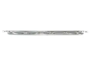 Door Sill Plate - Chrome - Bowtie - LH or RH - 60-66 Chevy GMC CK Truck - Image 2 of 3