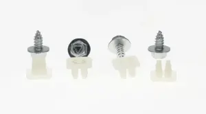 1971 Mercury Cyclone Front and Rear License Plate Hardware Kit (4pcs)