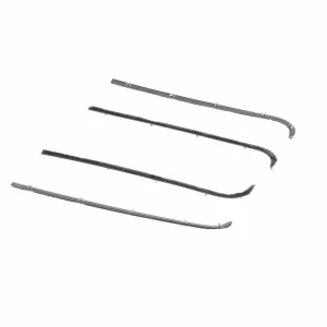 Front Door Beltline Window Felts - Inner and Outer - Black - 67-70 F-Series Pickup - Image 1 of 6