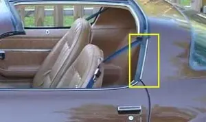 Roof Panel Vertical Moldings - LH/RH Pair - 70-81 Camaro Firebird - Image 2 of 2