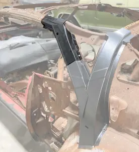 Upper Outer Sail Panel Connector to Roof Brace - LH - 70-74 Plymouth Barracuda - Image 3 of 4