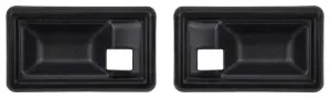 Interior Door Handle Escutcheons - LH/RH Pair - 70-74 Camaro Firebird w/ Standard Interior - Image 1 of 2