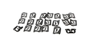 Windshield Molding Clip Set - Upper & Sides (32pcs) - 68-74 Chevy II Nova; 71-74 Ventura w/ Vinyl Top - Image 4 of 4