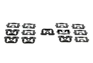 1967 Pontiac Trans Am Windshield Molding Clip Set - Upper & Sides (13pcs) - 67-69 Camaro Firebird Coupe w/ Vinyl Top