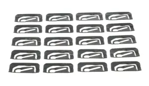 1972 Pontiac Ventura Back Glass Molding Clip Set - 20pcs - 68-74 Chevy II Nova; 71-74 Ventura 2DR Coupe without Vinyl Top