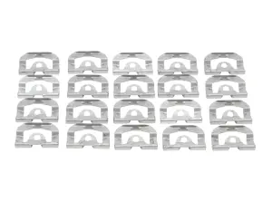1972 Pontiac Ventura Back Glass Molding Clip Set - 20pcs - 68-74 Chevy II Nova; 71-74 Ventura 2DR Coupe with Vinyl Top