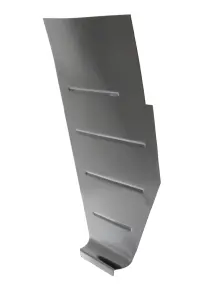 Inner Cowl Side Footwell Panel - wo Louver Holes - LH - 51-55 Chevy GMC Pickup Truck Suburban - Image 2 of 2