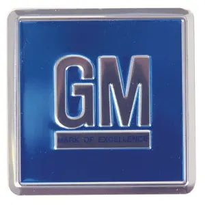 1968 Pontiac Bonneville Door Decal - GM Mark Of Excellence - Chevy GM Car Truck