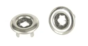1968 Buick GS Door Lock Knob Ferrules - Pair - 68-72 Camaro Firebird Chevy II Nova GM A Body