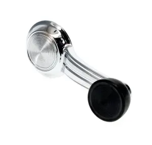Door Window Crank - Correct with Casting Numbers (Black Knob) - Rear for 70-72 Camaro - Fits many GM Models - Image 2 of 3