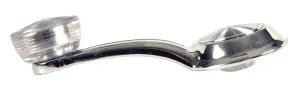 1971 Chevy Bel Air Door Window Crank - Correct with Casting Numbers - Clear Knob - Rear for 70-72 Camaro - Fits many GM Models