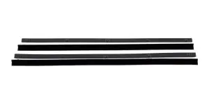 1975 Dodge D100 Front Door Beltline Window Felts - Inner & Outer - 72-79 Dodge TrucK 74-79 Ramcharger