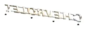 Tailgate Emblem - "Chevrolet" - 73-80 Chevy C/K Fleetside Pickup; 73-78 Blazer - Image 3 of 3