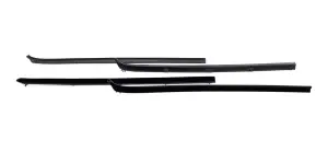 1985 Dodge D100 Front Door Beltline Window Felts - Inner & Outer - 80-93 Dodge Truck Ramcharger
