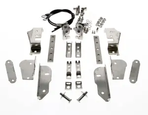 1981 Ford F150 Hidden Tailgate Latch Kit (Complete Stainless) - 47-87 Chevy GMC Stepside Pickup; 48-87 Ford Flareside Pickup