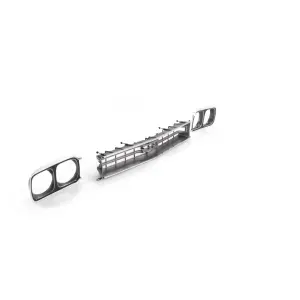 Grille Assembly w Headlamp Bezels - 69 Plymouth GTX Sport Satellite - Image 4 of 4