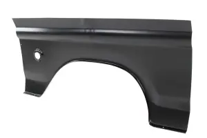 Bedside Repair Panel w/ Round Gas Hole - LH - 73-76 Ford F100 F150 F250 Styleside - Image 3 of 3