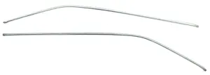 1966 Oldsmobile Cutlass Supreme Drip Rail Molding Set - 66-67 Chevelle GTO Skylark Cutlass Coupe