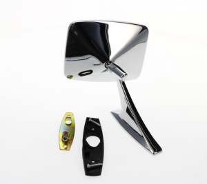Door Mirror - Chrome - Small Style - LH or RH - 73-91 Chevy GMC CK Squarebody Truck - Image 2 of 6