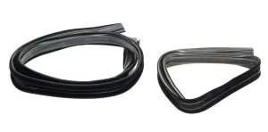 Front Door Glass Run Channels - LH/RH Pair - 73-79 Ford F100 F150 F250 F350 Pickup; 78-79 Bronco - Image 2 of 2