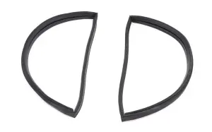 Rear Side Door Stationary Window Seals - Pair - 73-91 Chevy GMC C/K Crew Cab Pickup Truck Suburban - Image 3 of 3