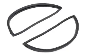 Rear Side Door Stationary Window Seals - Pair - 73-91 Chevy GMC C/K Crew Cab Pickup Truck Suburban - Image 2 of 3