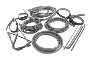 Complete Weatherstrip Seal Kit (14pcs) - 67-70 F-Series Pickup w/ Weatherstrip Trim Groove - Image 3 of 3