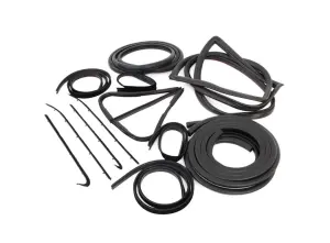 Complete Weatherstrip Seal Kit (14pcs) - 67-70 F-Series Pickup w/o Weatherstrip Trim Groove - Image 2 of 3