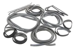Complete Weatherstrip Seal Kit (14pcs) - 71-72 F-Series Pickup w/ Weatherstrip Trim Groove - Image 2 of 3