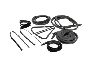 Complete Weatherstrip Seal Kit (14pcs) - 71-72 F-Series Pickup w/o Weatherstrip Trim Groove - Image 2 of 3