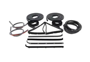 1981 Ford F150 Complete Weatherstrip Seal Kit (14pcs) - 80-86 F-Series Pickup w/o Weatherstrip Trim Groove